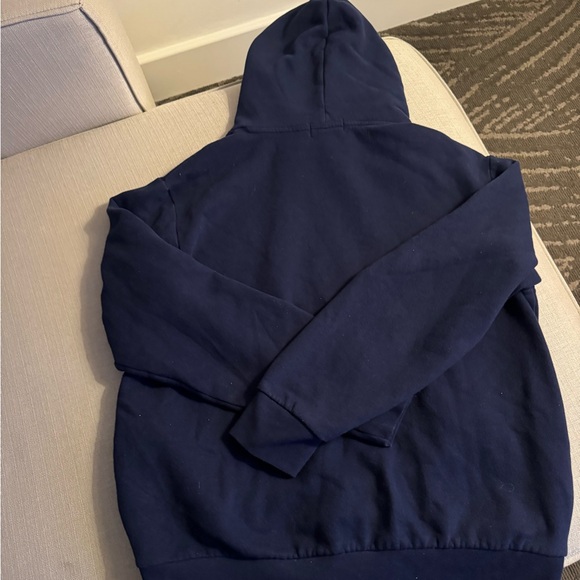 Ralph Lauren Dark Blue Hoodie with Embroidered Logo - Picture 3 of 4